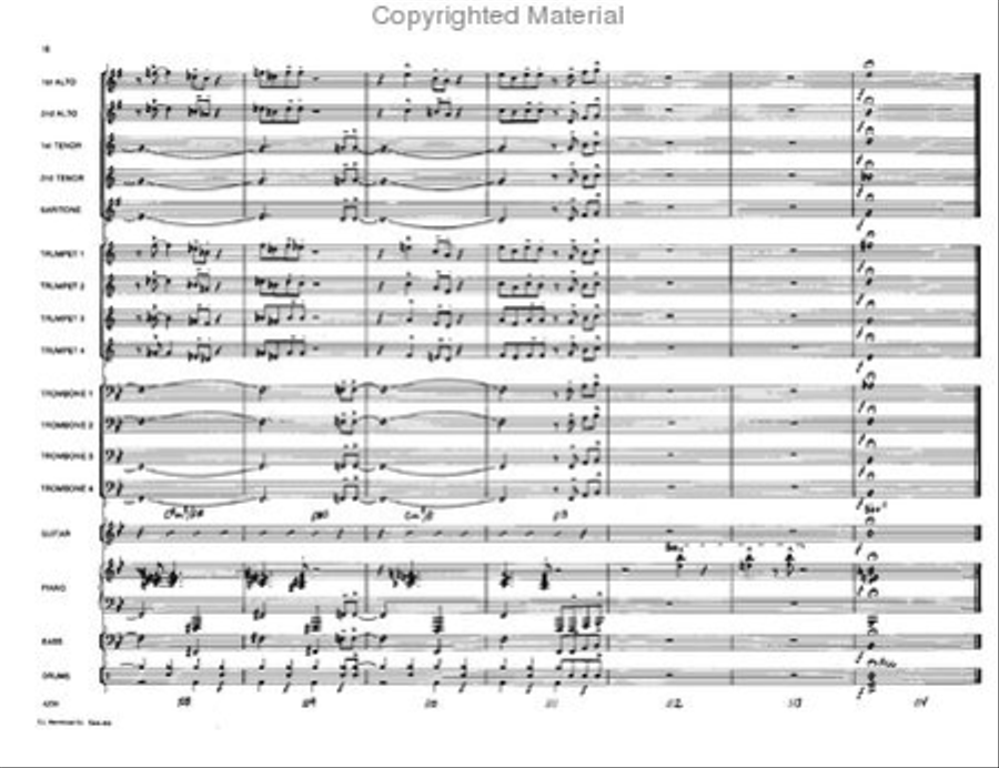 East Side Drive Jazz Ensemble - Sheet Music page 16