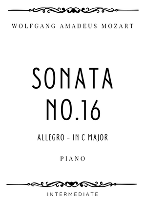 Mozart - Allegro from Piano Sonata No. 16 in C Major - Intermediate