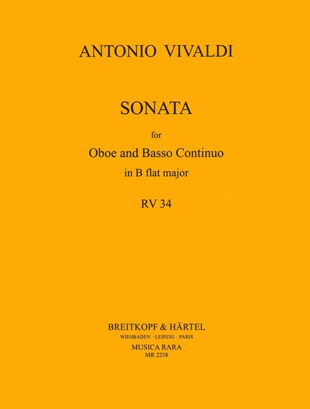 Sonata in B flat major RV 34