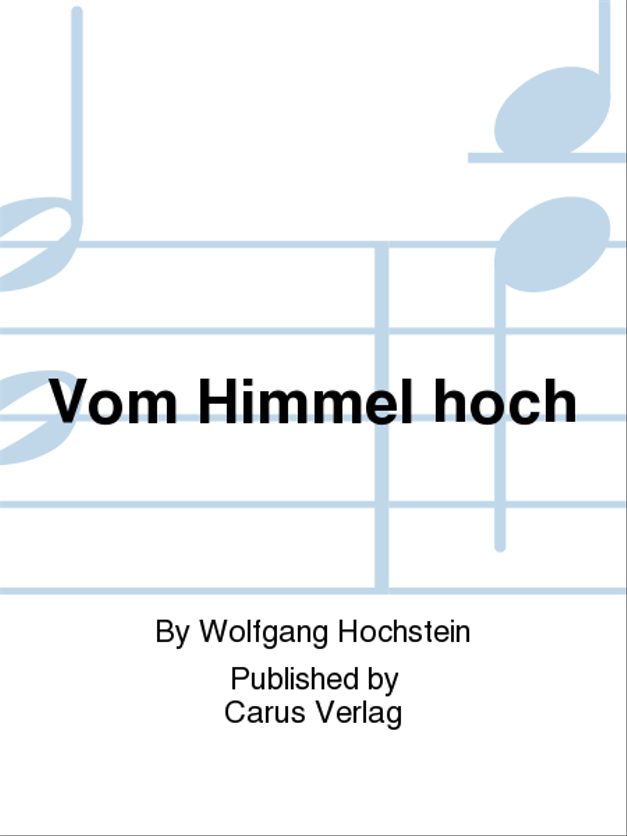 From heav'n on high (Vom Himmel hoch) Choir scores gallery preview page 1
