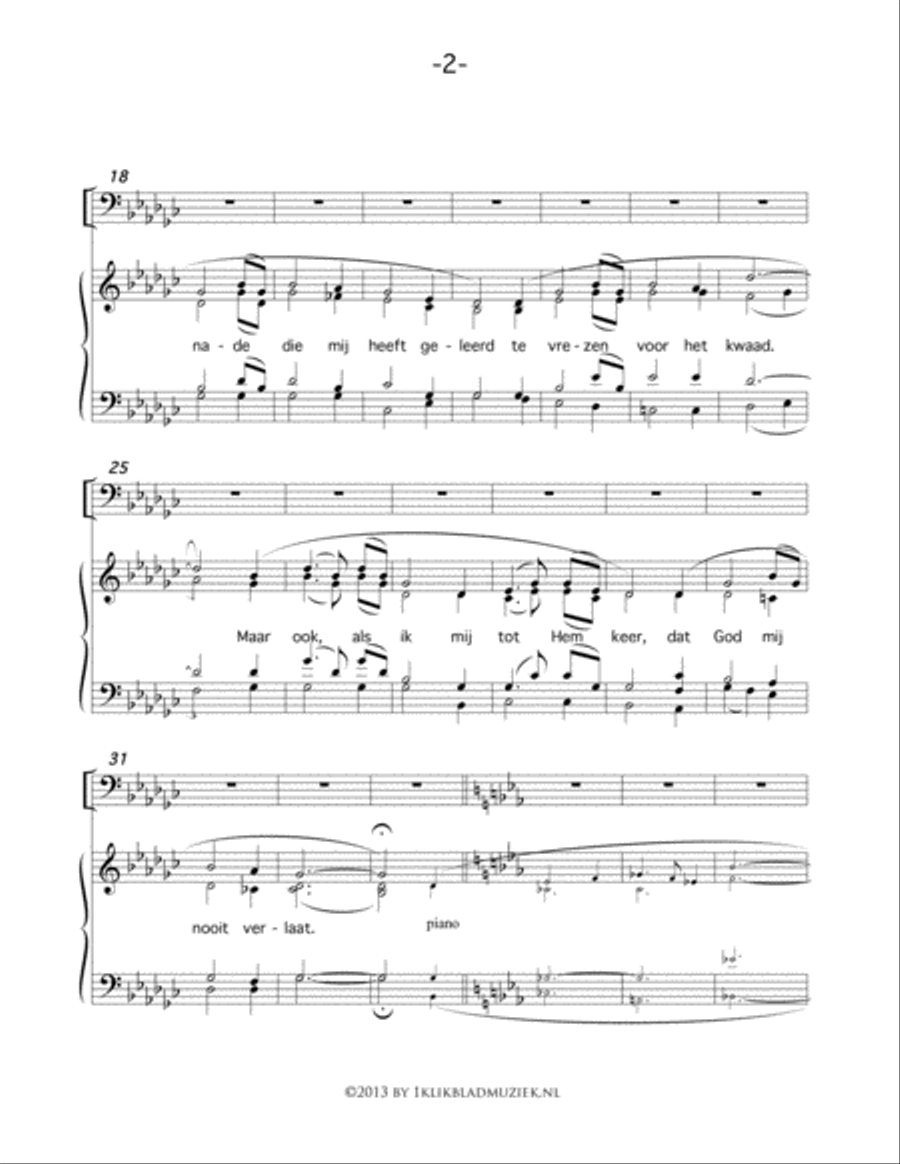 Genade, Zo Oneindig Groot 4-Part scores gallery preview page 2
