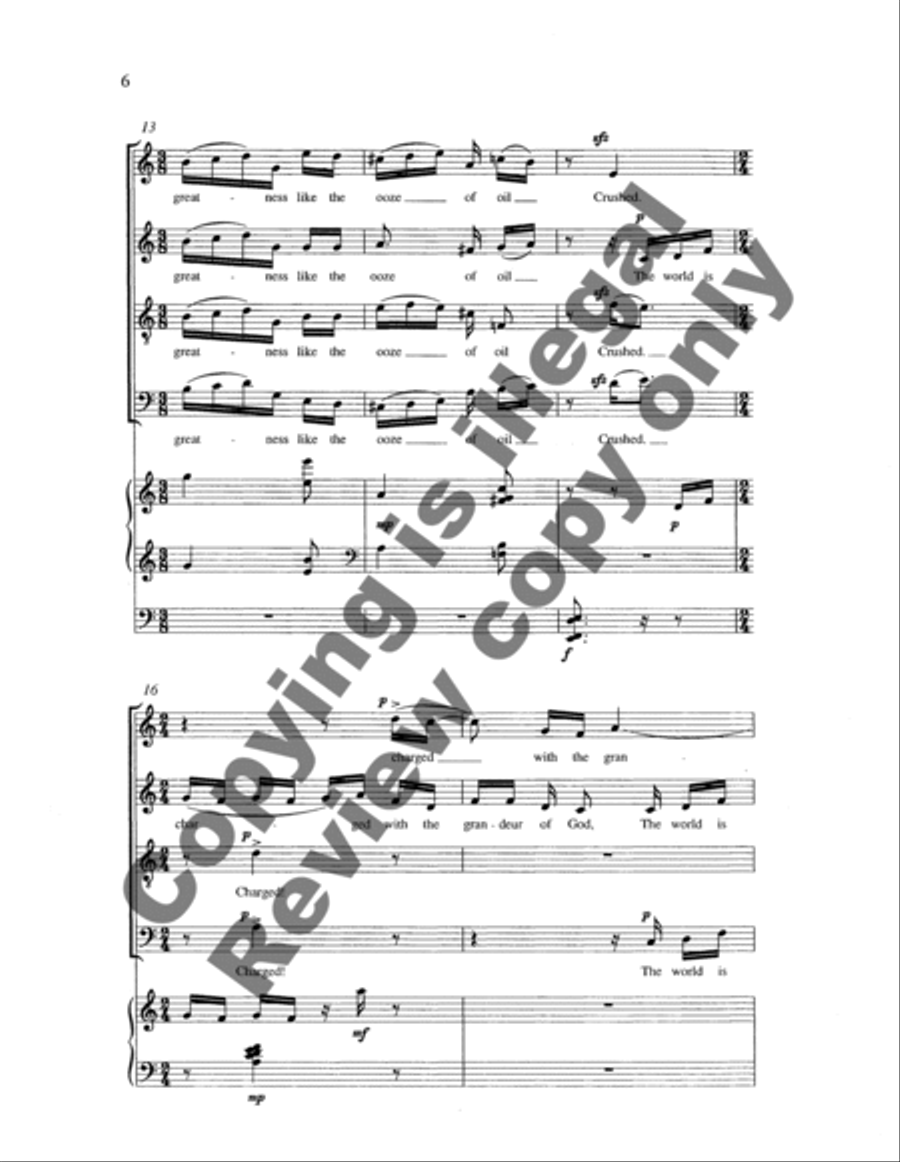 God's Grandeur God's Grandeur 4-Part scores gallery preview page 11