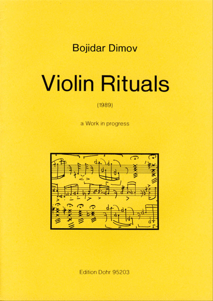 Violin rituals (1989) -a work in progress- Violin Solo scores gallery preview page 1