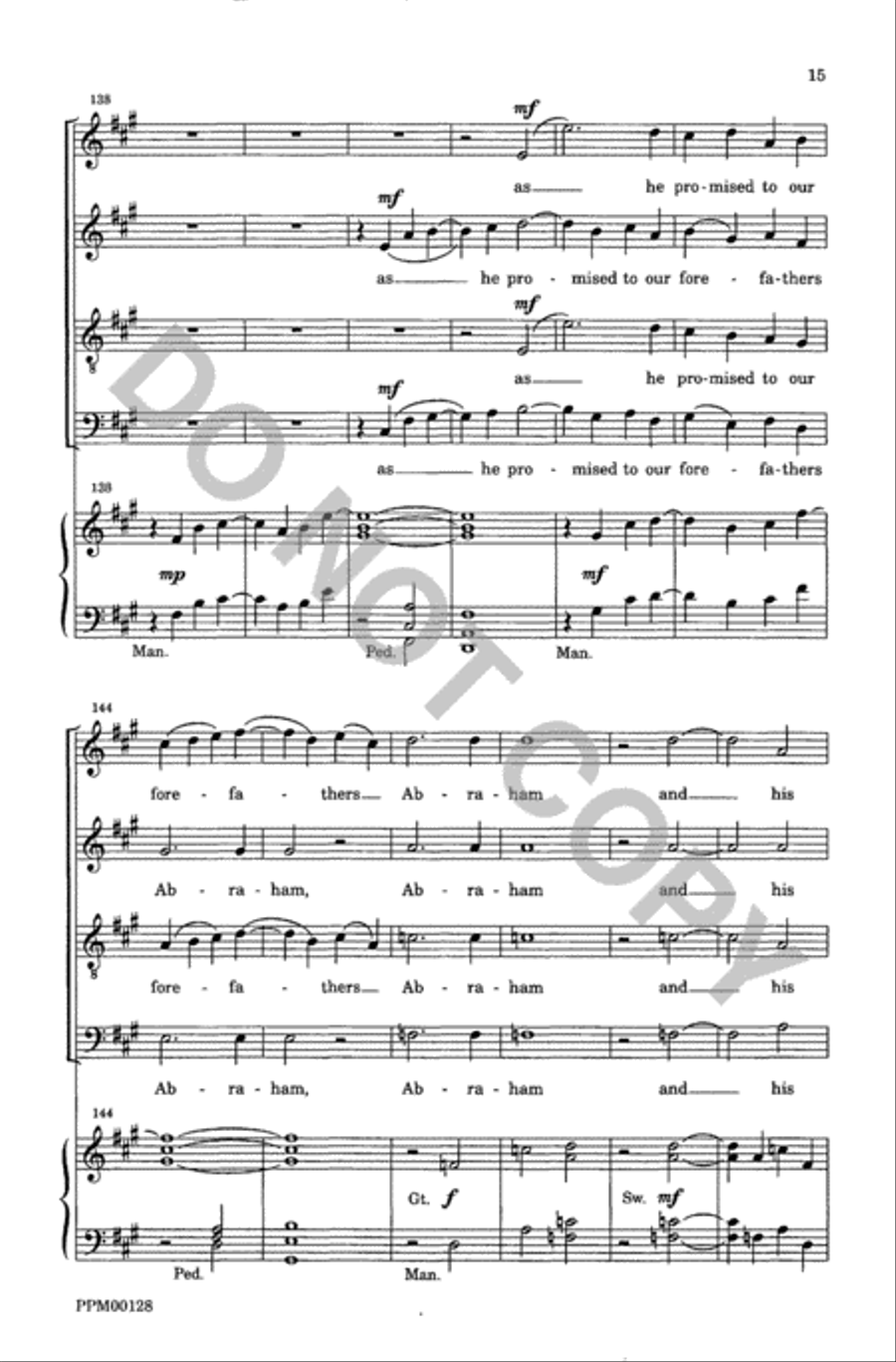 Magnificat and Nunc Dimittis 