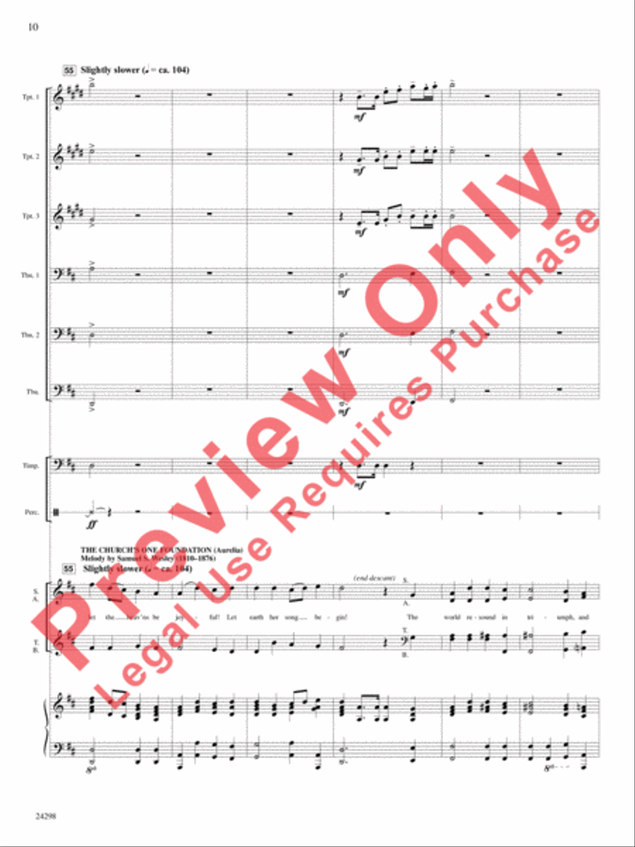 Alleluia, He Is Risen! Choir scores gallery preview page 11