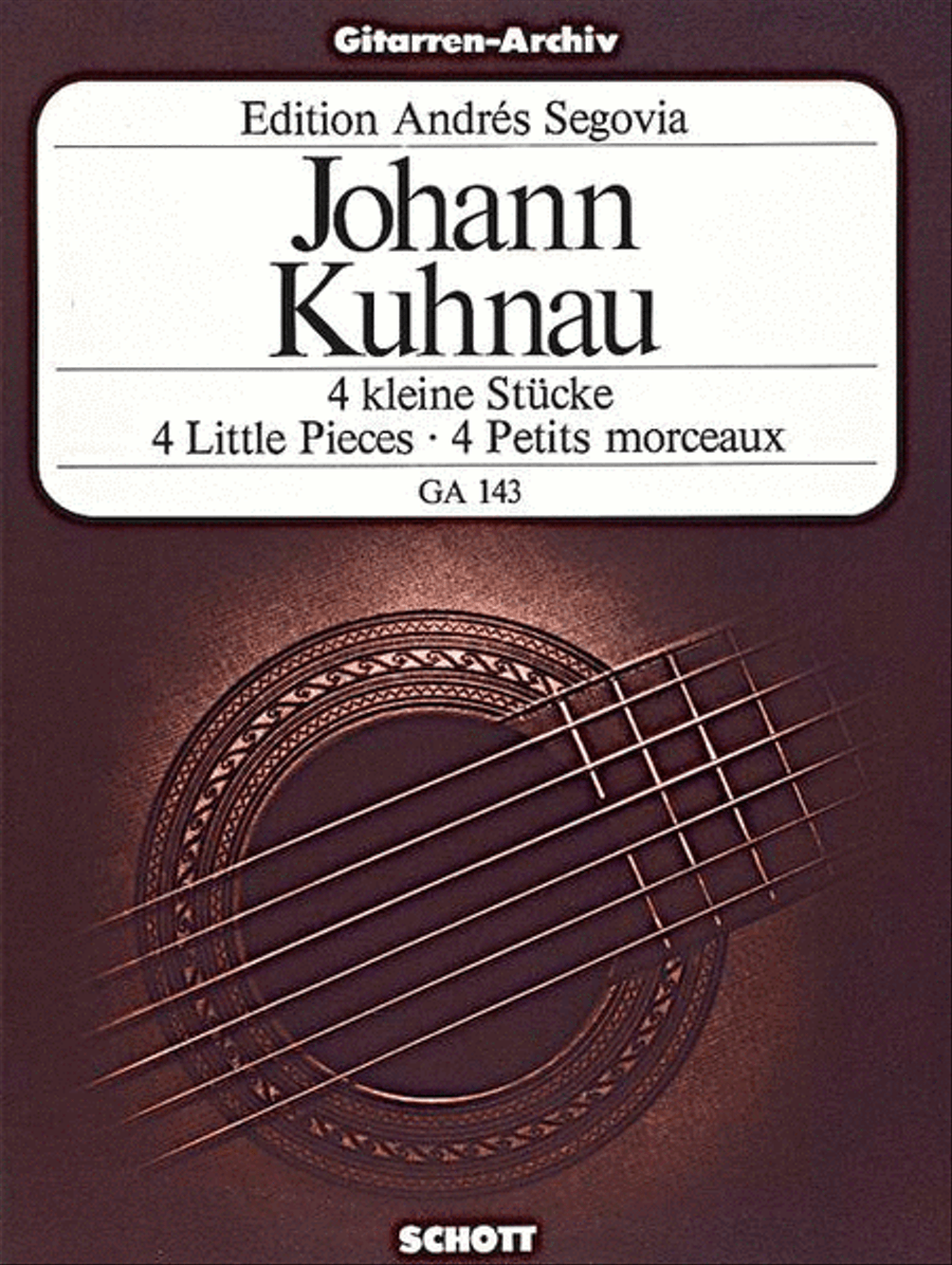 Quatre petits morceaux Guitar scores gallery preview page 1