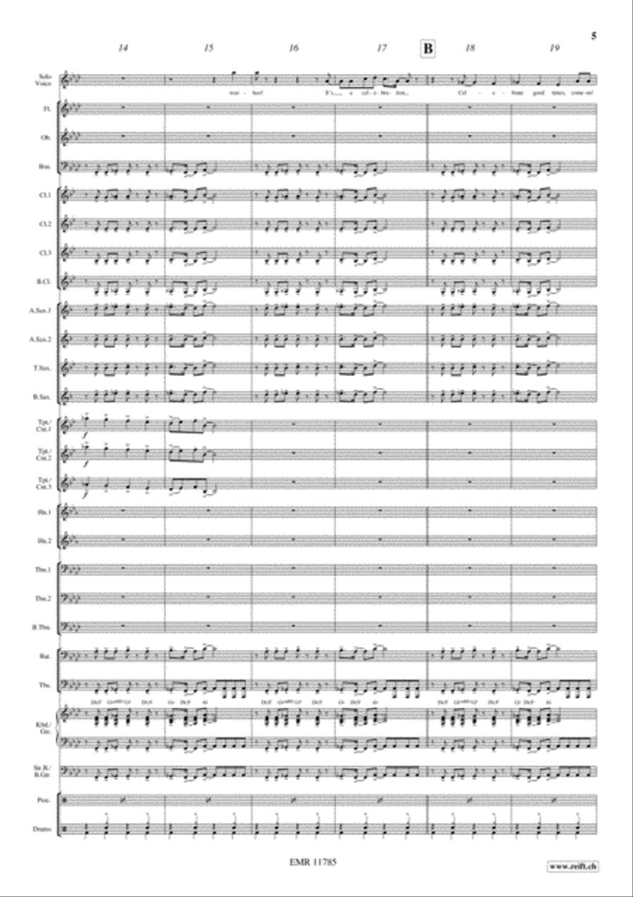 Celebration Concert Band scores gallery preview page 6