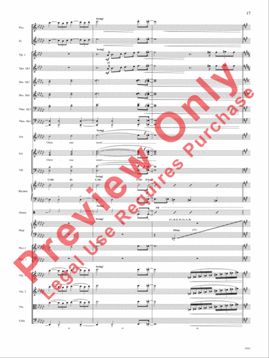 Go, Tell It on the Mountain Choir scores gallery preview page 17