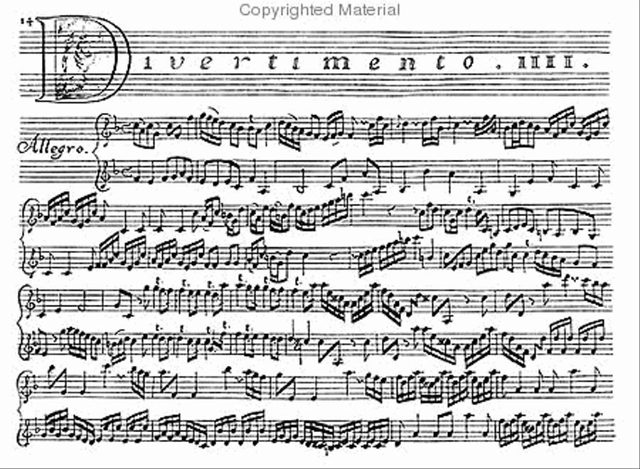 Il Maestro e il discepolo, Opera secunda, 1734 Violin Solo scores gallery preview page 2