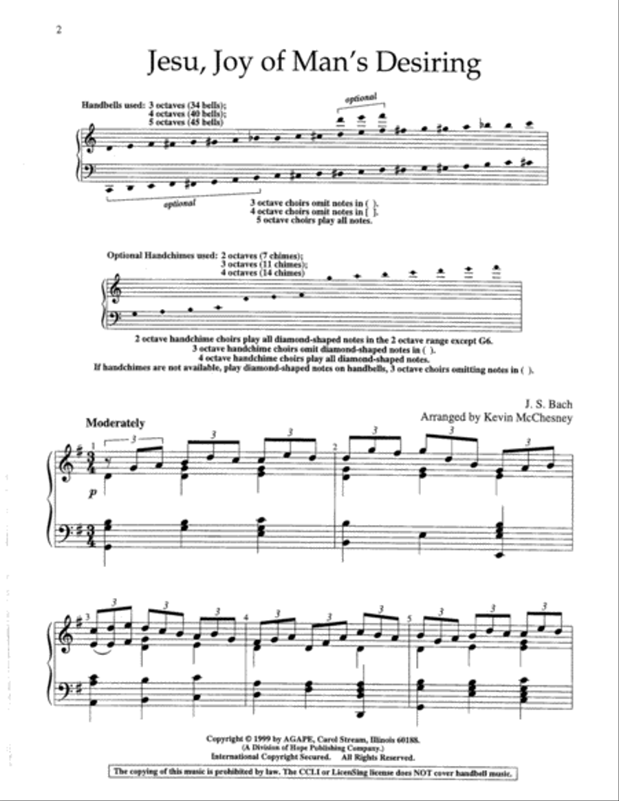 Jesu, Joy of Man's Desiring 5-Octaves scores gallery preview page 9