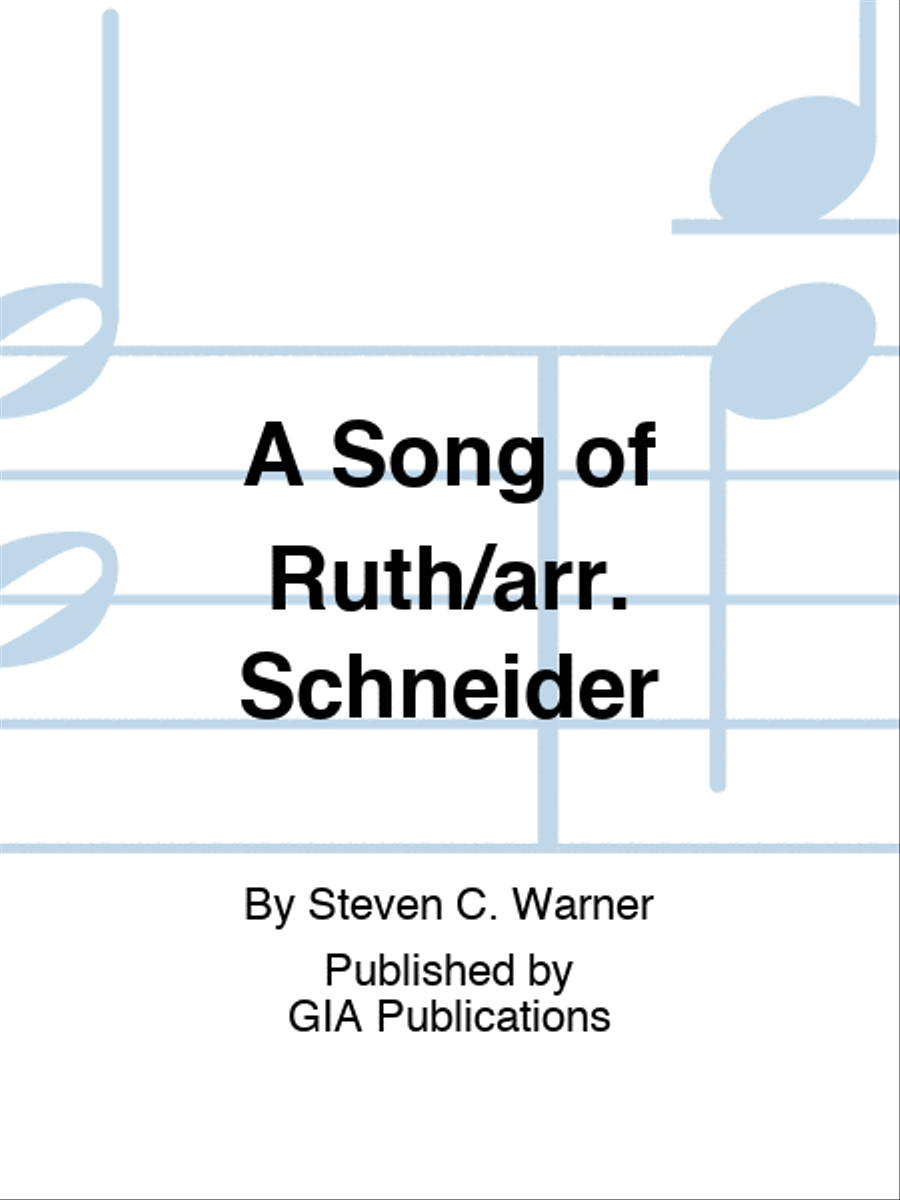 A Song of Ruth Baritone Horn scores gallery preview page 1