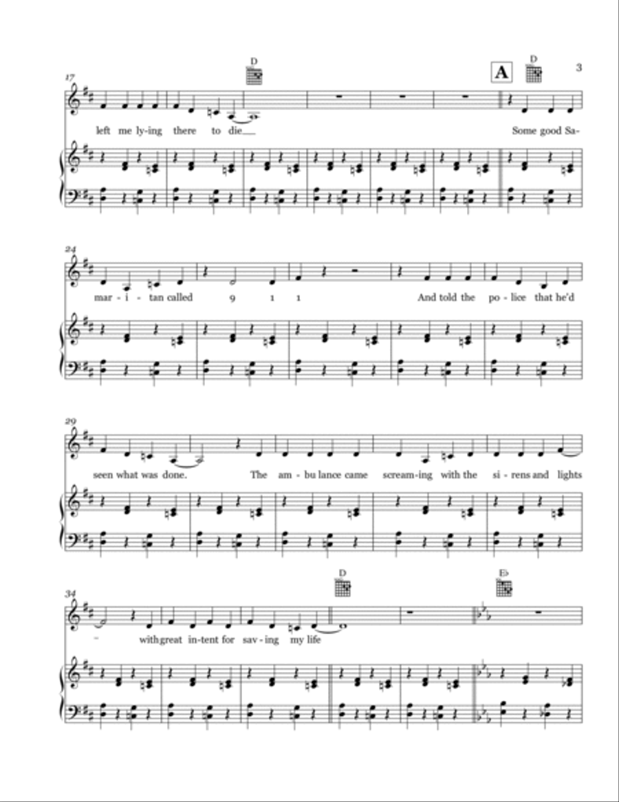 Internal Bleeding Piano, Vocal, Guitar scores gallery preview page 3