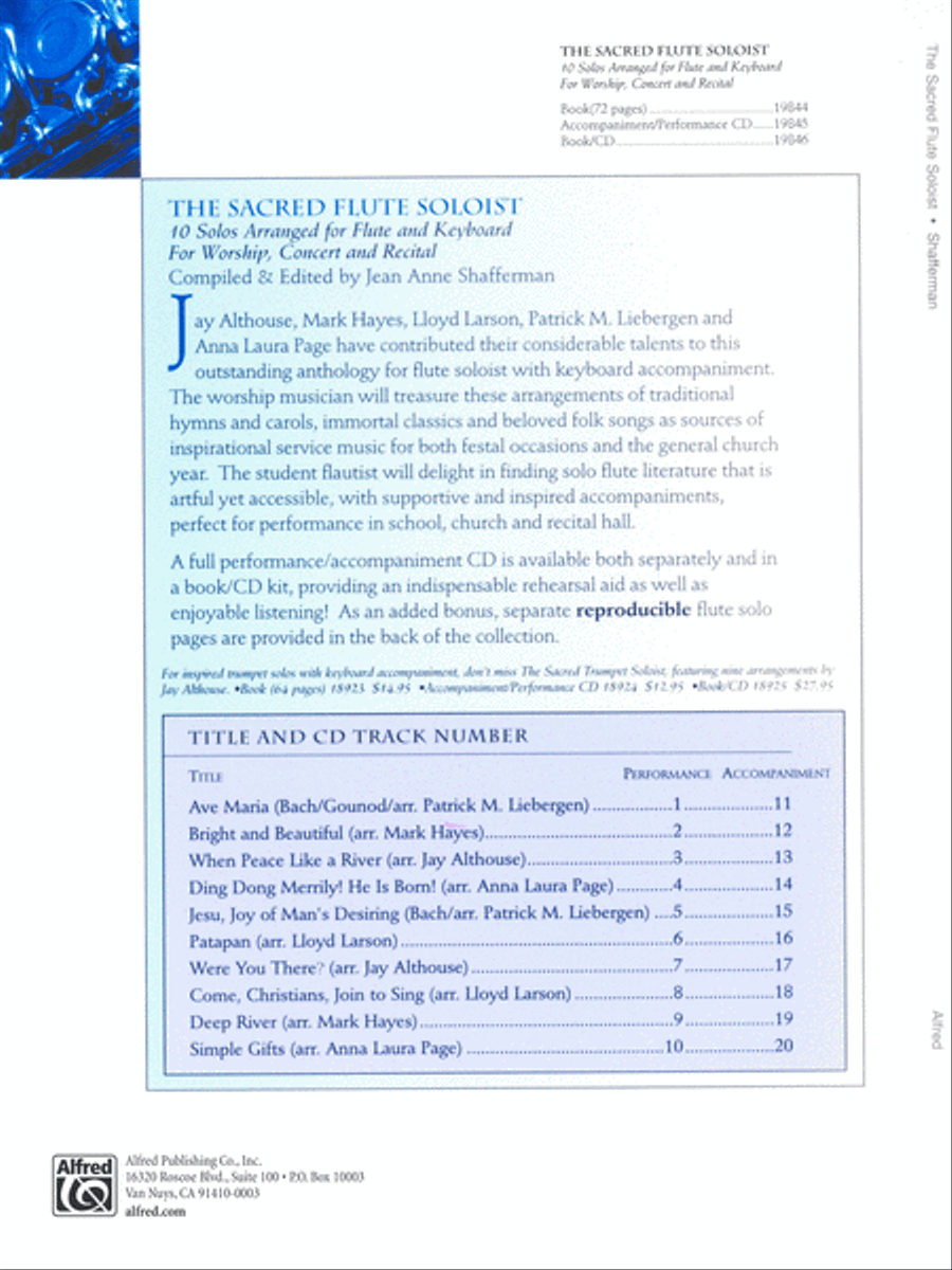 The Sacred Flute Soloist The Sacred Flute Soloist Flute Solo scores gallery preview page 2