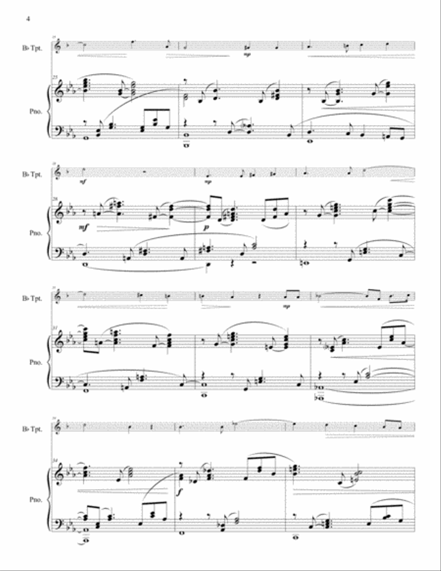 The Art of Melody: 13 Song Transcriptions for Trumpet- Piano Accompaniment Trumpet Solo scores gallery preview page 6