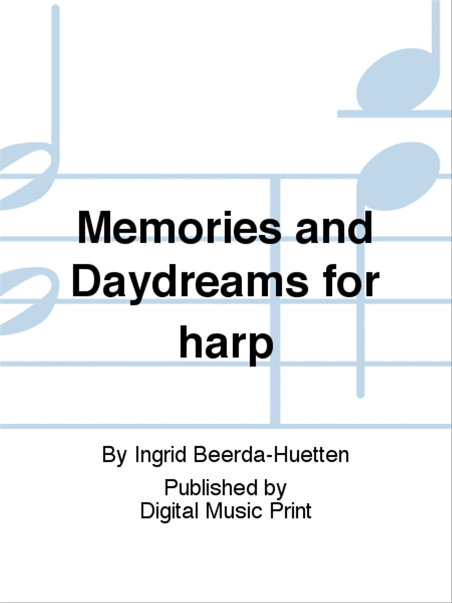 Memories and Daydreams for harp Harp scores gallery preview page 1