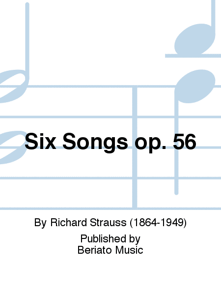 Six Songs op. 56