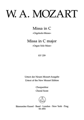 Missa C major, KV 259 'Organ Solo Mass'