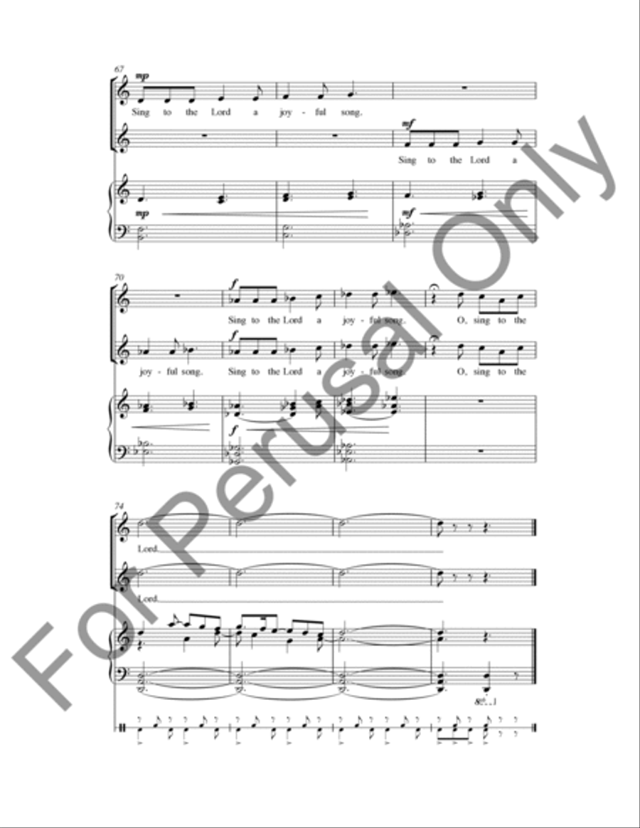 Laudamus Te (Choral Score) SA scores gallery preview page 10