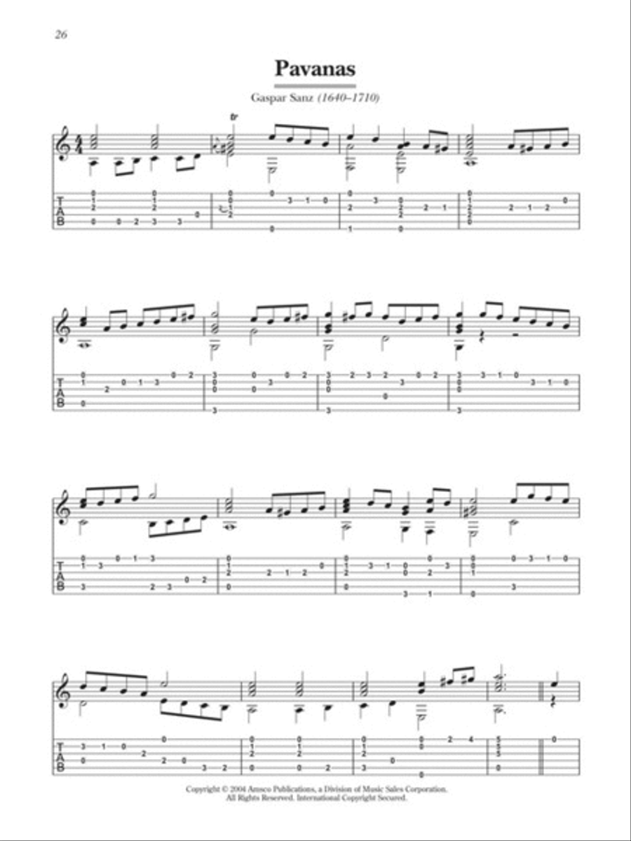 Classical Guitar Solos for All Occasions Acoustic Guitar scores gallery preview page 5