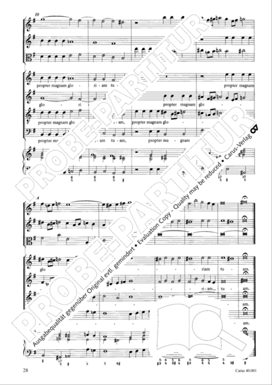 Gloria in D SSA scores gallery preview page 35