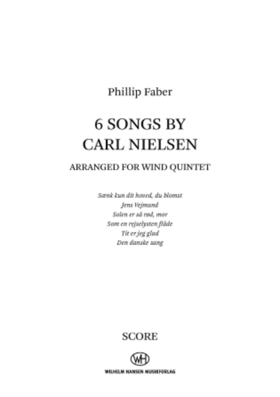 Six Songs by Carl Nielsen Score scores gallery preview page 1