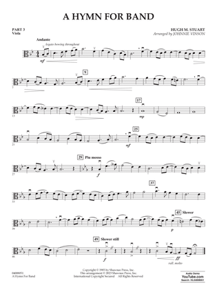 A Hymn for Band (arr. Johnnie Stuart) - Pt.3 - Viola