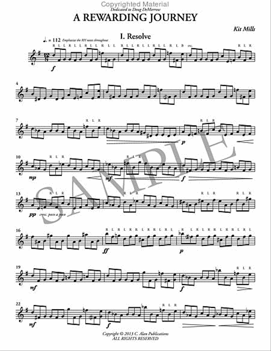 A Rewarding Journey Marimba scores gallery preview page 2