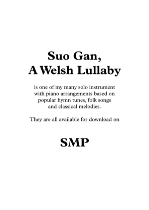 Suo Gan, A Welsh Lullaby, for Flute and Piano