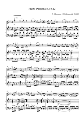 Schumann Presto Passionato