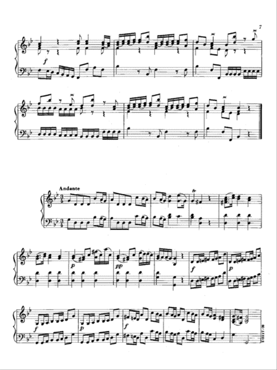 Concerto in B-flat Major for Guitar and Piano (Piano Reduction) Guitar scores gallery preview page 3