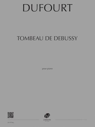 Book cover for Tombeau de Debussy