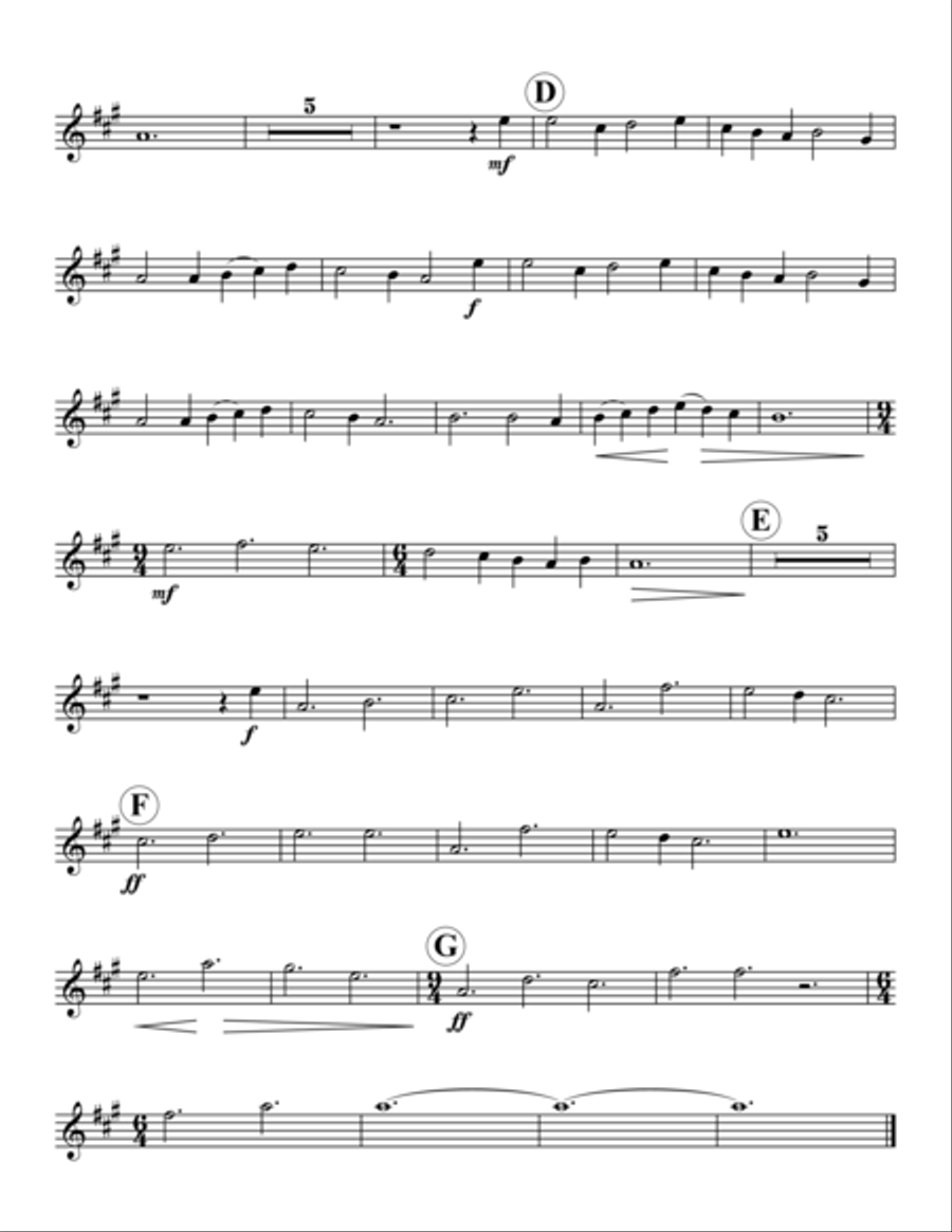 Sussex Carol Brass Quintet scores gallery preview page 6