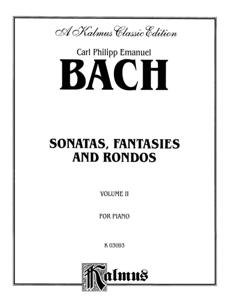 Sonatas, Fantasias & Rondos, Volume 2