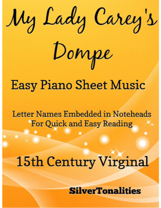 My Lady Carey's Dompe Easy Piano Sheet Music