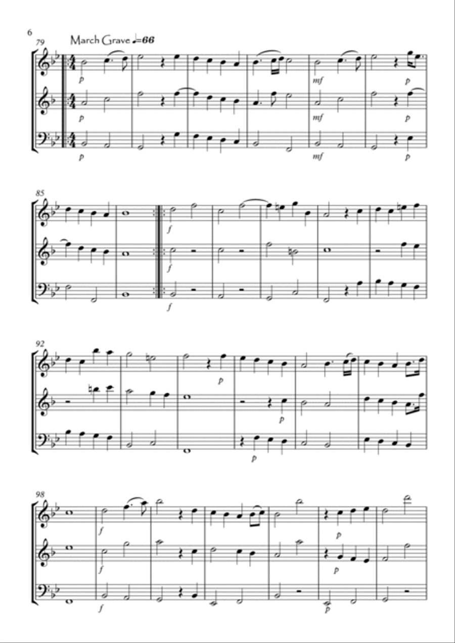 Trio Sonata No.4 Trio Sonata No.4 Woodwind Trio scores gallery preview page 6
