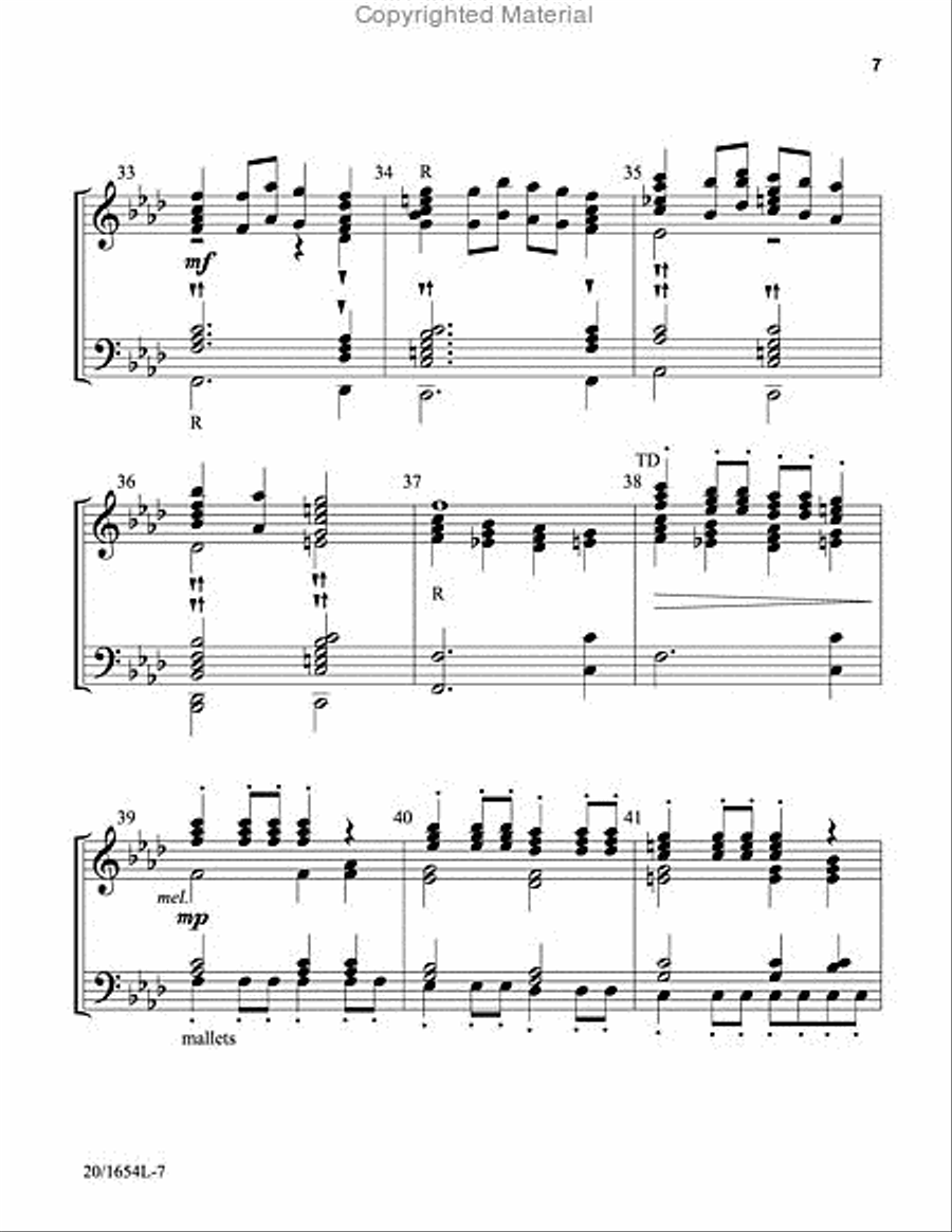 Fantasia on Ebenezer 5-Octaves scores gallery preview page 6