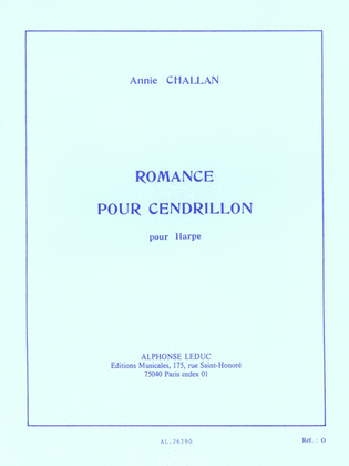 Romance Pour Cendrillon (harp Solo)