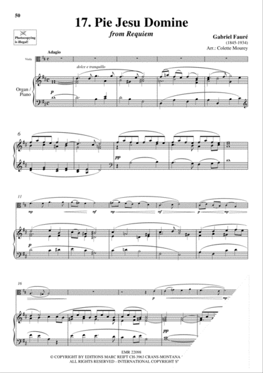 20 Greatest Meditations Piano Accompaniment scores gallery preview page 19