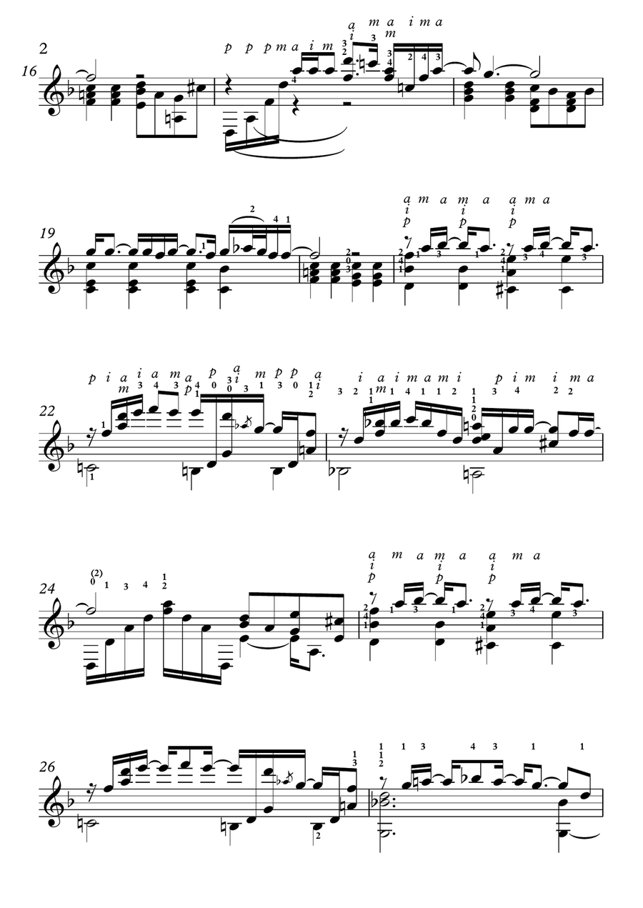 Sorry Seems To Be The Hardest Word Acoustic Guitar scores gallery preview page 2