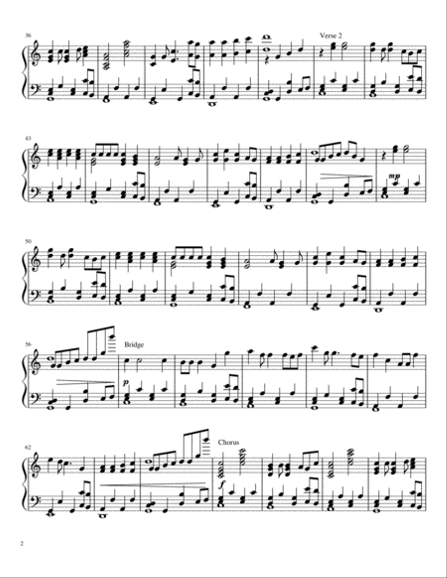 Lonely Walk Piano Solo scores gallery preview page 2