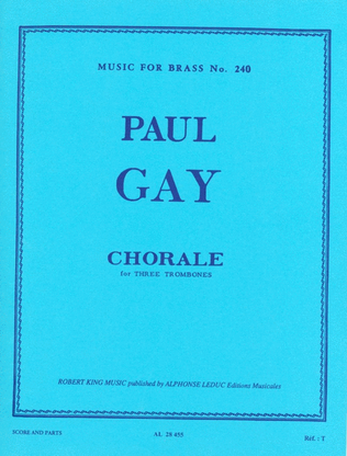 Book cover for Choral (trombones 3)