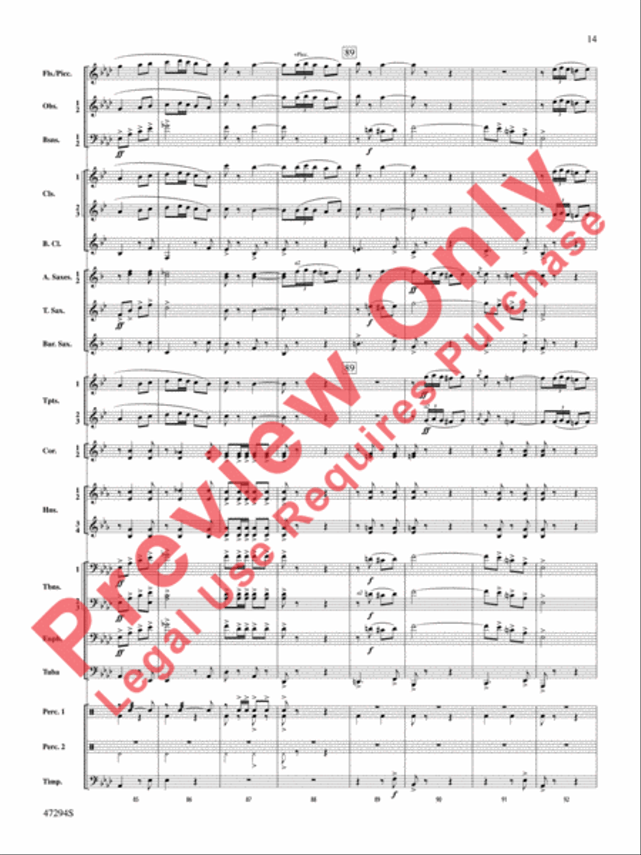 Scossa Elettrica Concert Band scores gallery preview page 15