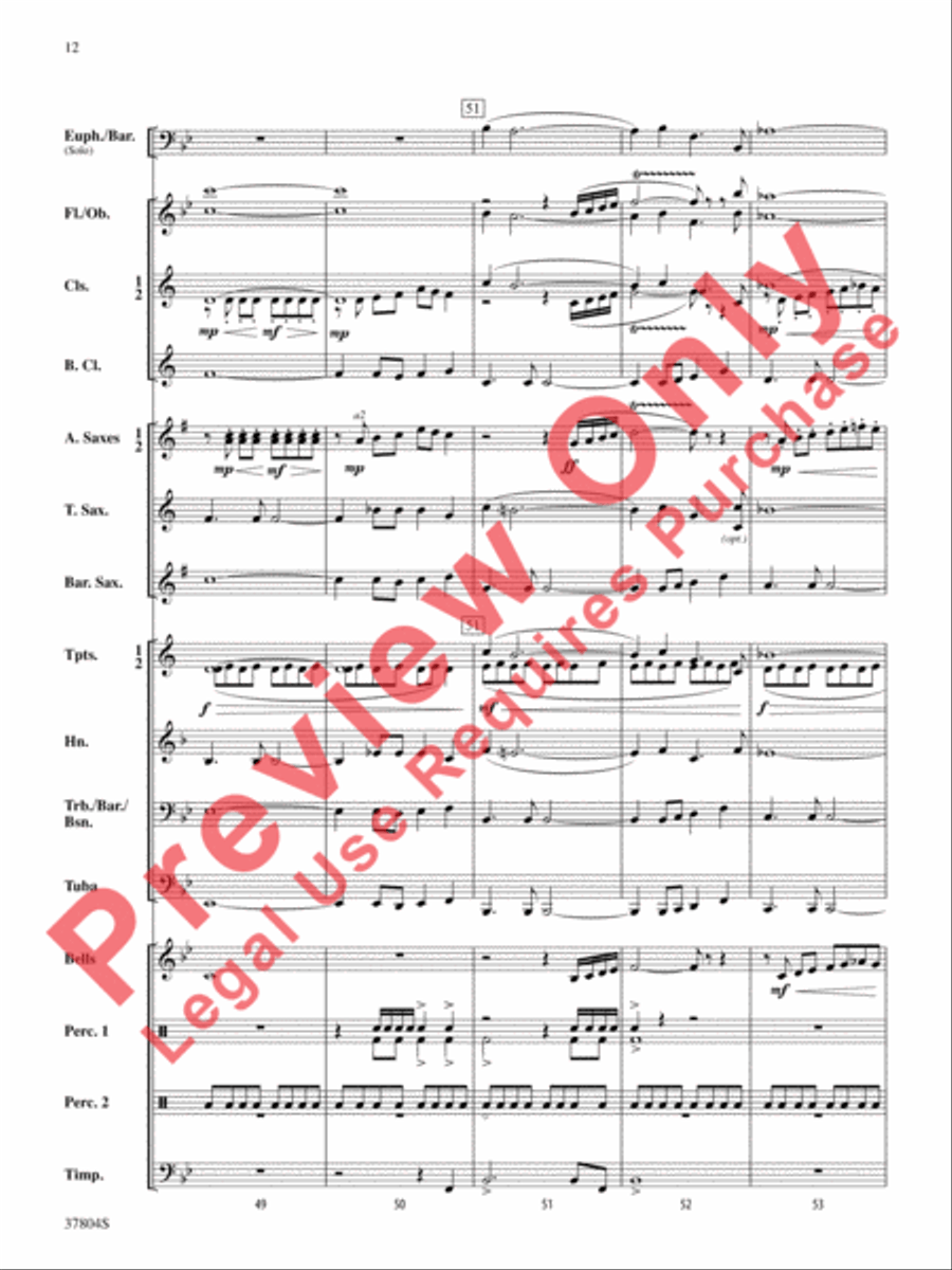 UFO UFO Concert Band scores gallery preview page 13