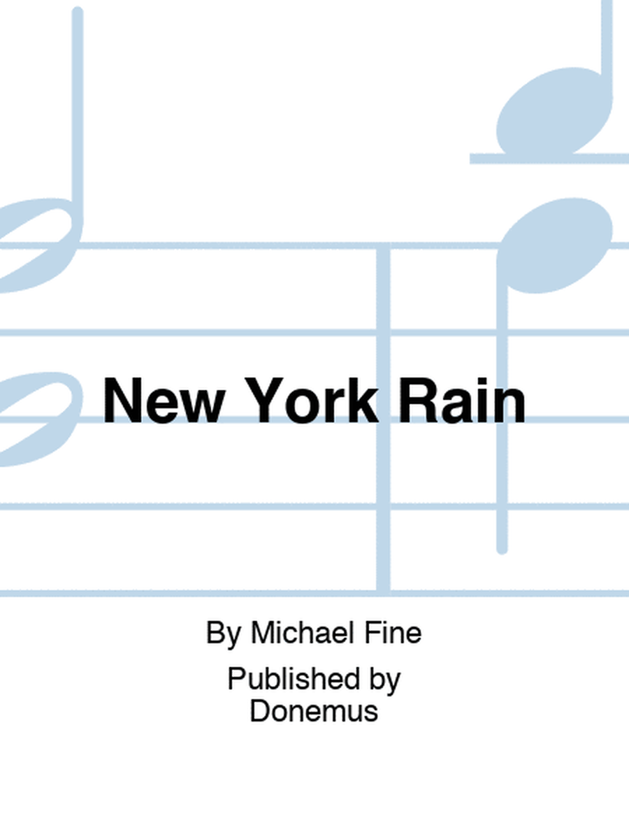 New York Rain