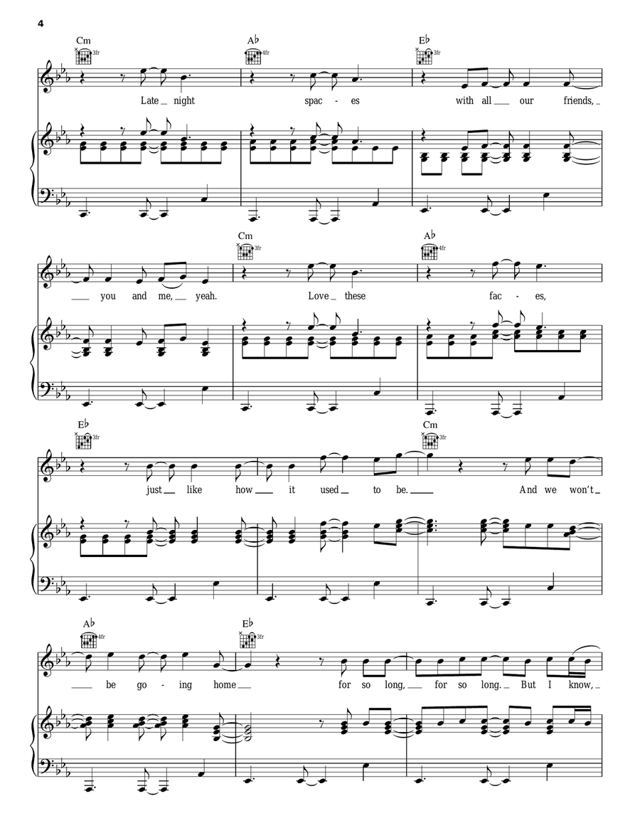 Right Now Acoustic Guitar scores gallery preview page 4