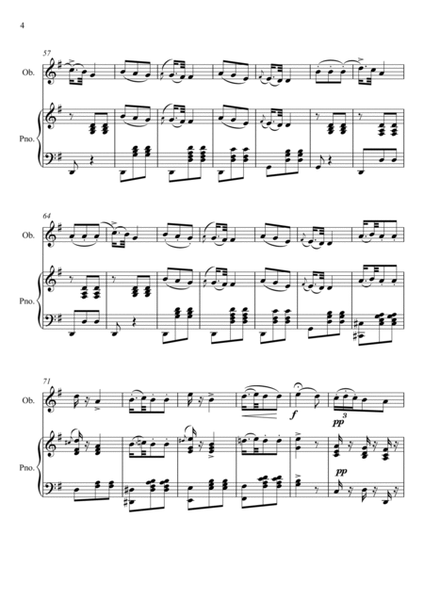 Giuseppe Verdi - La donna e mobile (Rigoletto) Oboe Solo - G Key image number null