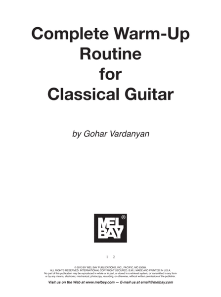 Complete Warm-Up for Classical Guitar