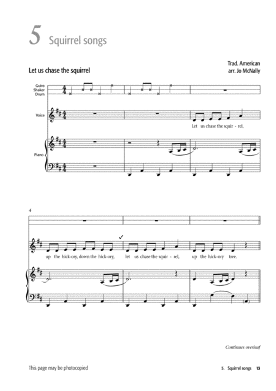 Young Voiceworks Unison Choir scores gallery preview page 22