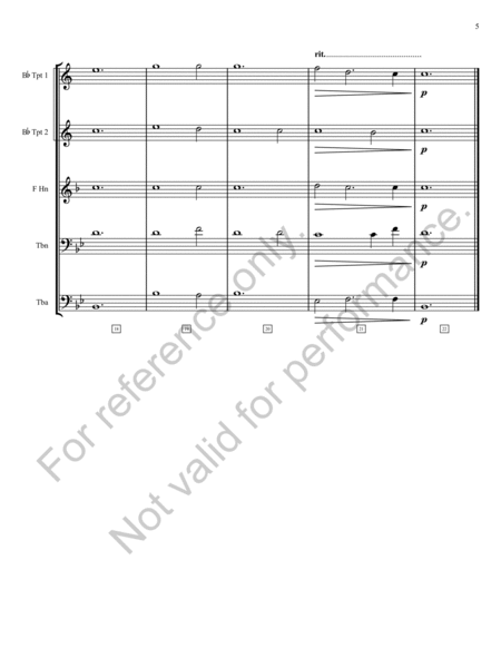Two Baroque Pieces for Brass Quintet image number null