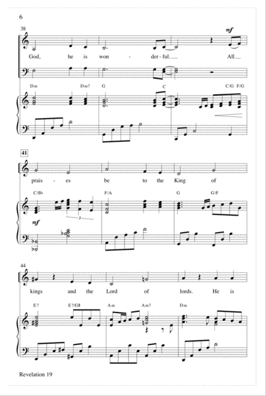 Revelation 19 Revelation 19 Choir scores gallery preview page 6